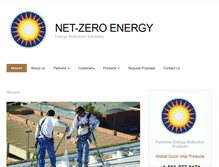 Tablet Screenshot of net-zeroenergy.com